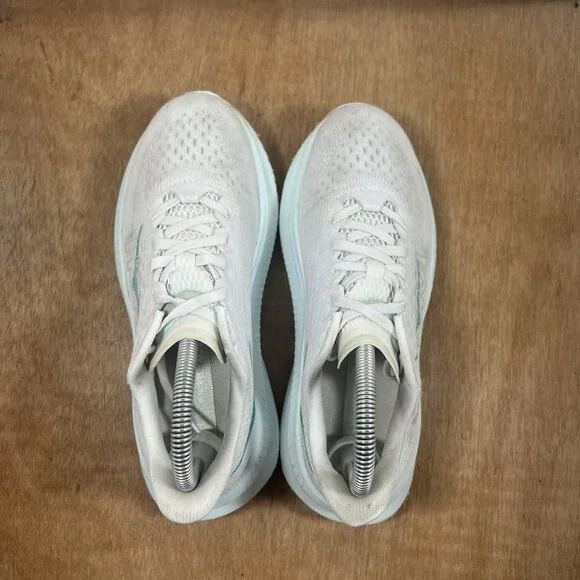 Hoka One One Mach 6 Womens Size 6.5 White Athletic Running Shoes Sneakers - Picture 5 of 9